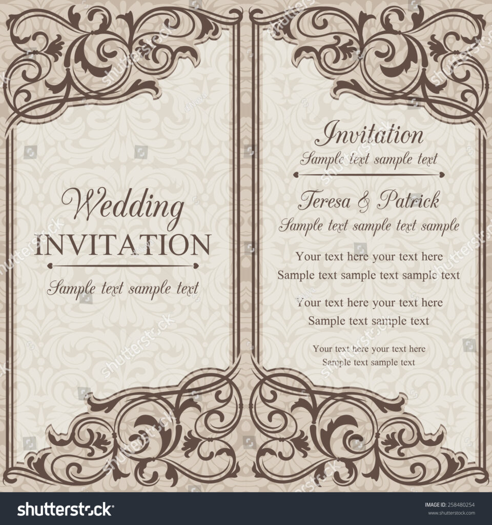 Old-Fashioned Invitation Enclosure: A Timeless Touch of Elegance